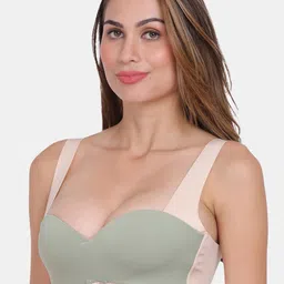 Amour Secret Colourblocked Push Up Bra - Underwired Lightly Padded image 4