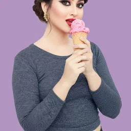 pu fashion Boat Neck Women Blouse image 4