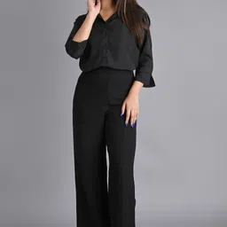 rahul traders Women Regular Fit Solid Spread Collar Casual Shirt image 5