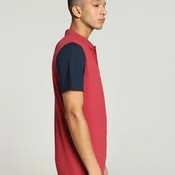 Puma Contrast Sleeves Slim-Fit Polo Collar T-Shirt image 5