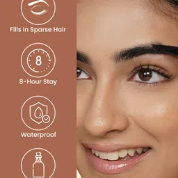 swiss beauty BROWmance Pen- Dark Brown image 3