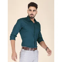 FUBAR Slim Fit Spread Collar Chest Pocket Casual Shirt image 5