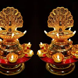 flipkart smartbuy 12 LEDs 0.16 m Gold Steady Diya Rice Lights-picture-18