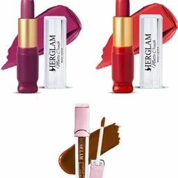 Superstay Liquid Lipstick + Velvet Bullet Lipstick with Waterproof Eyeliner Pack-image-1
