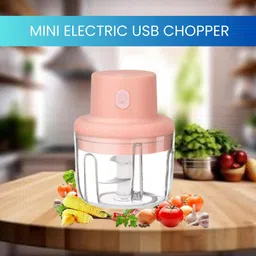 guggu Chopper (Electric Rechargeable Chopper) for Kitchen Vegetable Garlic Onion W279 Electric Vegetable & Fruit Chopper-picture-24