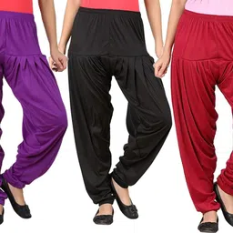 just try fashion Solid Viscose Women Harem Pants-picture-16