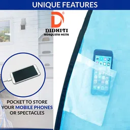 didhiti machardani cotton double bed machardani stand wali mosquito net tent 6 6 mach Polyester Washable Adults Mosquito Net image 4