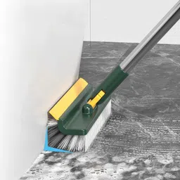 3 in 1 Multifunction Floor Scrub Brush 180°Rotating Scrape Corner Cleaning Brush-image-1