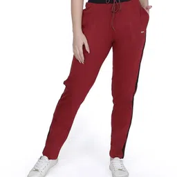 hiflyers Women Solid Maroon Track Pants-picture-27