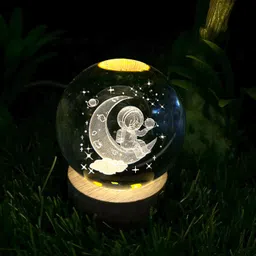 mobizac 3D Astronaut Galaxy Ball Light Table Lamp image 3