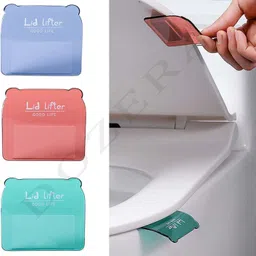 Toilet Seat Lifter Toilet Seat Holder Adhesive Fit Toilet Seat Lid Lock-image-1
