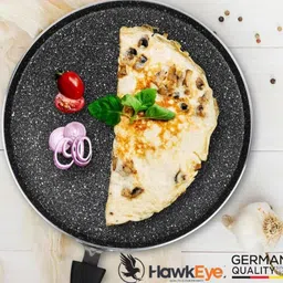 hawkeye Induction Non-Stick Dosa Tawa | Flat Base for Crispy Dosa Roti Paratha & Cheela Tawa 26 cm diameter image 5