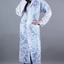 Floral Print Women Raincoat-image-10