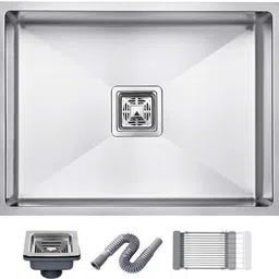 venus 24 x 18 x 10 Single Bowl Handmade Kitchen Sink 24" X 18" X 10" HANDMADE 304 GRADE SINK 304 Stainless ne022 Vessel Sink-picture-12