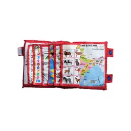 ADKD Kids Assorted Learning Pillow Cum Cloth Book image 3