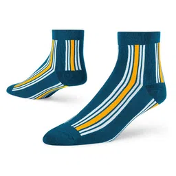 Dynamocks Unisex Pack of 3 Striped Ankle-Length Socks image 3