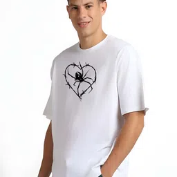 KAIDO Men Drop-Shoulder Sleeves Pure Cotton T-shirt image 4