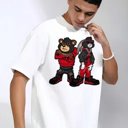 KAIDO Men Drop-Shoulder Sleeves Pure Cotton T-shirt image 2