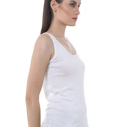 IndiWeaves Pack Of 3 Scoop Neck Soft Pure Cotton Tank Tops image 2