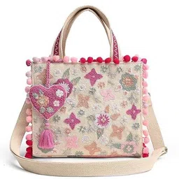 boho girl Women Multicolor, Pink Messenger Bag-picture-16