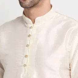 KRAFT INDIA Men Kurta and Churidar with Nehru Jacket image 4