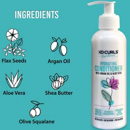 XO CURLS 5-Pcs Pre Wash Oil-Shampoo-Conditioner-Leave In Conditioner-Definition Gel Combo image 2