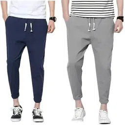 kavya fashion store Pack of 4 Men Solid Multicolor Track Pants image 1