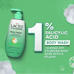 Lacto Calamine Set of 2 1% Salicylic Acid Body Wash For Body & Back Acne - 250ml Each image 5