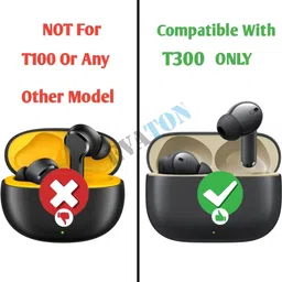 Mezokart.com Silicone Press Stud Earbuds Pouch For Realme Buds T300 image 2