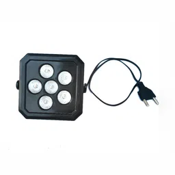 SPARK WORLD Black Textured Square Contemporary Laser Light Stage Disco Floor Lamps image 2