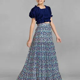 FASHION DREAM Girls Ready to Wear Lehenga & Choli image 2