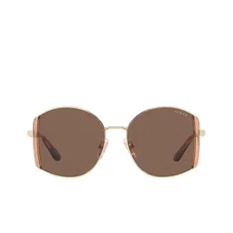 vogue eyewear vogue Women Oversized Sunglasses With UV Protected Lens 8056597815666-Gold image 3