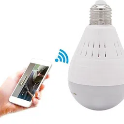 Bzrqx Panoramic Wireless WIFI Light Bulb CCTV Security Surveillance IP Camera Spy Camera image 2