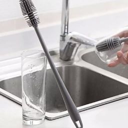 sbts Bottle Cleaning Silicone Brush with Long Handle for Baby Bottle, Water Bottle-picture-18