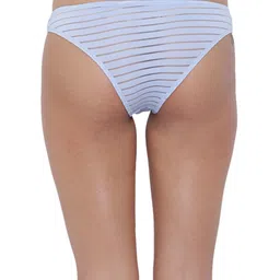 BASIICS by La Intimo Striped Anti Microbial Bikini Briefs BCPBR02 image 5