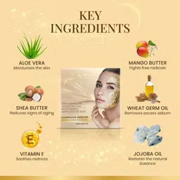 ozone Illuminous Gold Facial Kit for Glowing Skin 60 g image 2