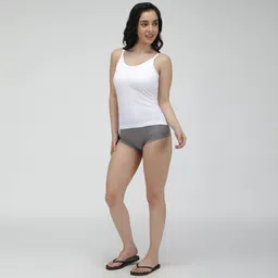 amul comfy Women White Camisole image 4
