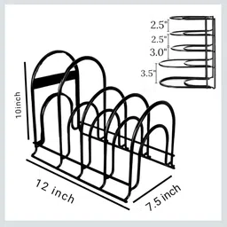 fangruik Utensil Kitchen Rack Kitchen Organizer Rack For Daily Storage Iron image 2