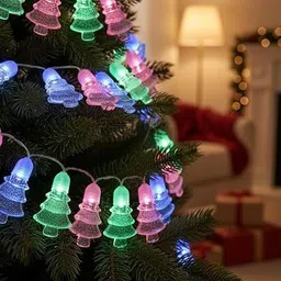 good and best 0 LEDs 3.5 m Multicolor Flickering Christmas Tree Rice Lights image 2