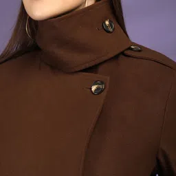 plagg Wool Solid Coat For Women image 1