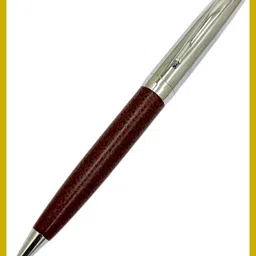 parmarth enterprises Executive Series Brown Metal Body Ball Pen With Designer Silver Trims Best Gift Ball Pen-picture-15
