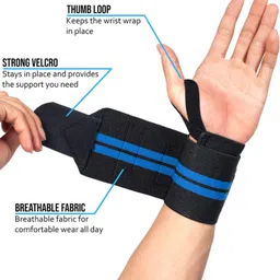 f five Skipping Rope, Hand Grip & Wrist Band for Men, Women With Home Gym Use Rope Fitness Accessory Kit Kit image 3