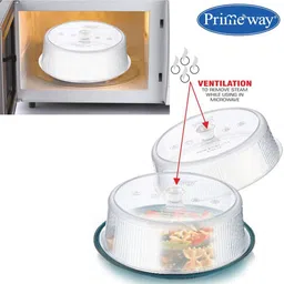 primeway Microwave Multipurpose Food Cover 8.25 inch Lid Set, Pack of 3 image 3