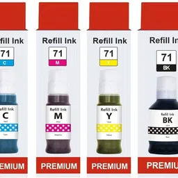 tequo GI 71 Refill Ink for Canon G1020 G1730 G1737 G2020 G2021 Printer Black + Tri Color Combo Pack Ink Toner-picture-30