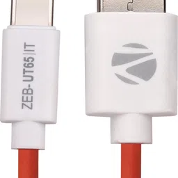 ZEBRONICS USB Type C Cable 6.5 A 1 m PVC ZEB-UT65-image-34
