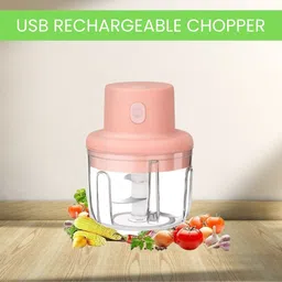 sacro Mini Rechargeable Chopper, Electric Chopper for Onion, Garlic and VegetableB188 Electric Vegetable & Fruit Chopper-picture-10