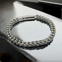 adf Stainless Steel Silver Bracelet-picture-17