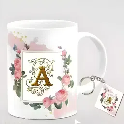 acrebees PRINTED" A " COFFEE MUG FOR GIRLFRIND,BOYFRINDS,WIFE,HUSBAND Ceramic Coffee Mug-picture-34