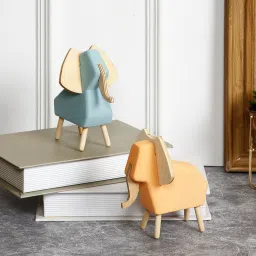 tayhaa Colourful Elephant Pair (Set of 2) Ceramic Figurine image 1