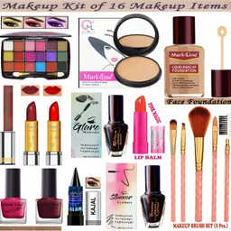 m l markline Insta Beauty Makeup Kit of 16 Makeup Items AK07-picture-10